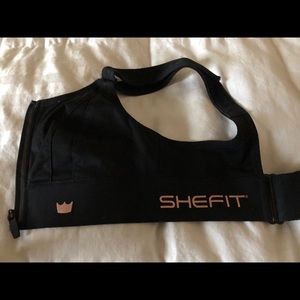 SHE FIT Black Exercise Bra (Ordered wrong size)
